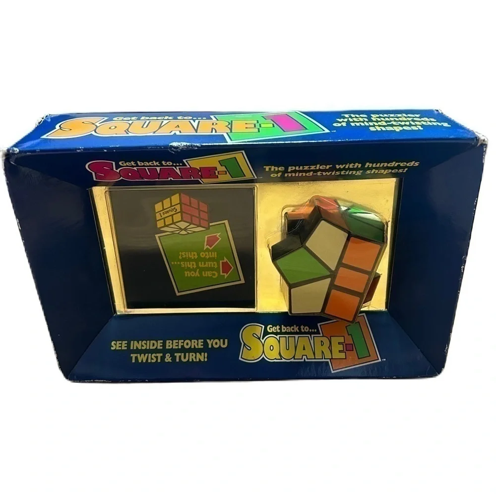 Vintage Get Back to Square 1 Puzzler Rubik’s Cube 1991 NEW